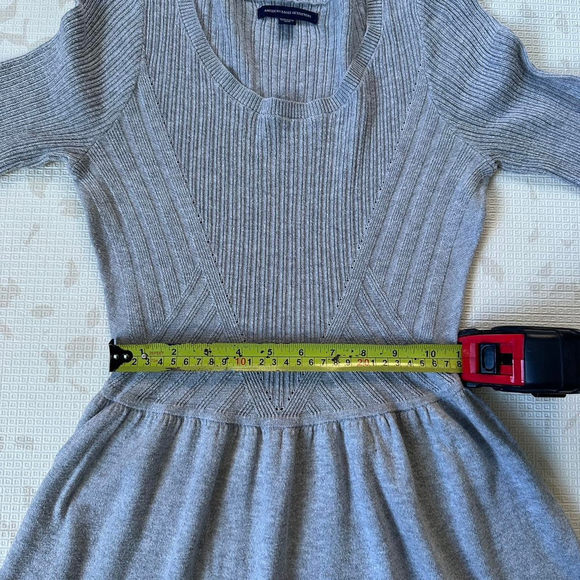 Gray Knit Women's Dress - Picture 7 of 8